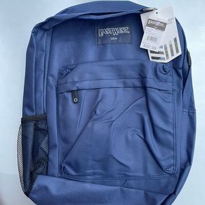 EASTWEST simple student school backpack NWT Navy Blue